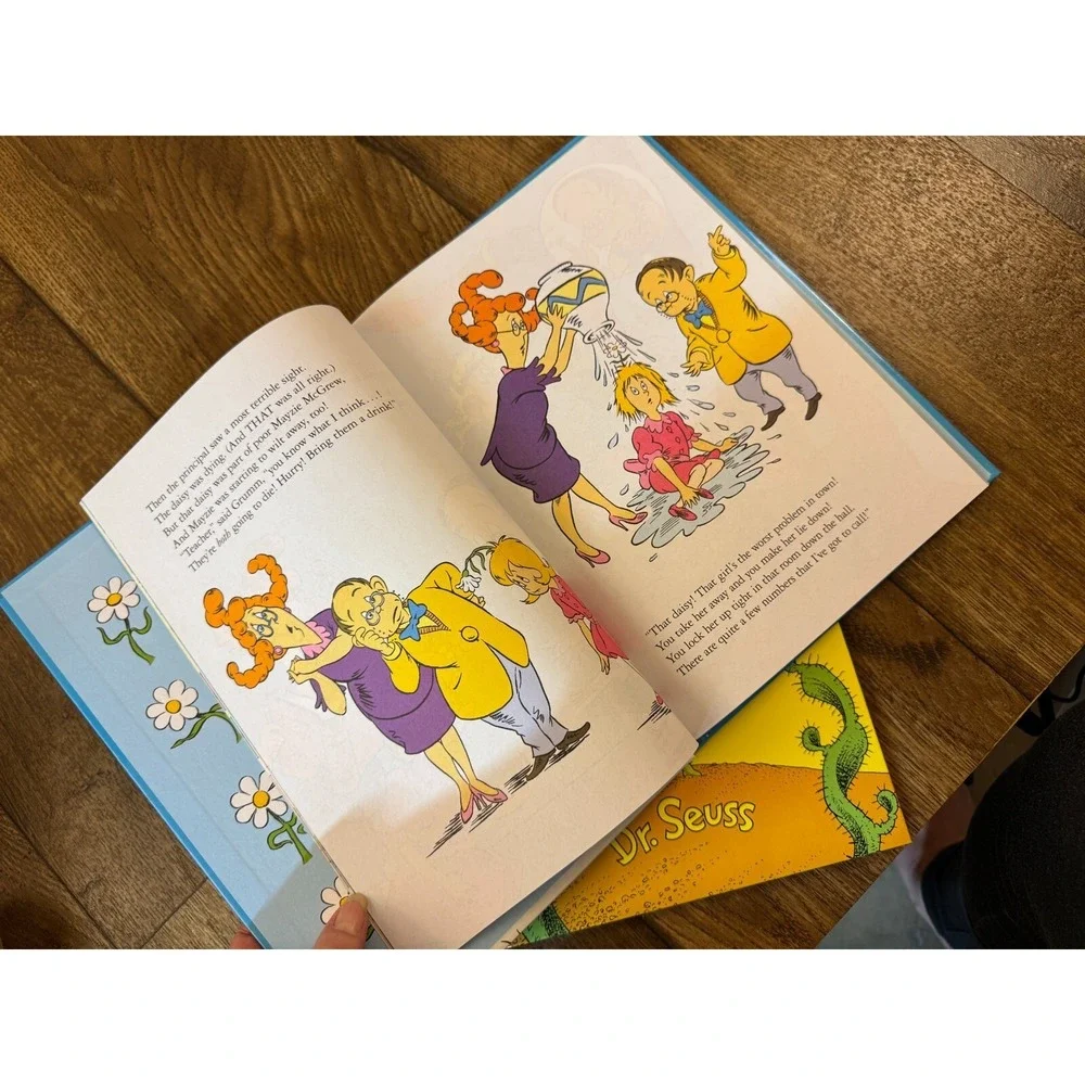 Dr Seuss Lot Large Books Did I Ever Tell You How Lucky You Are Daisy Head Mayzie